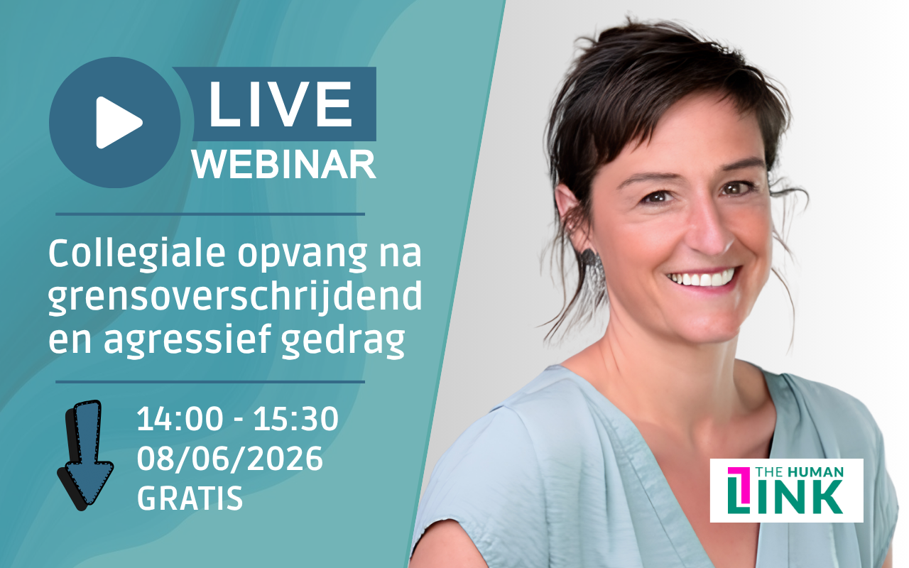 webinar collegiale opvang na agressie Marieke Impens The Human link