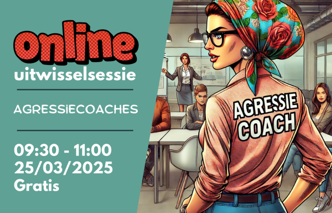 vrouw met hoofdoek en t shirt agressiecoach