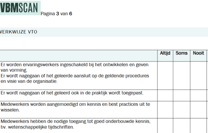Checklist VTO A&F